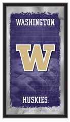 University of Washington Huskies Logo Football Mirror by Holland Bar Stool