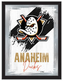 Anaheim Ducks NHL Hockey Team Logo Bar Mirror