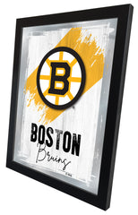Boston Bruins NHL Hockey Team Logo Bar Mirror