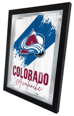 Colorado Avalanche NHL Hockey Team Logo Bar Mirror