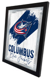 Columbus Blue Jackets NHL Hockey Team Logo Bar Mirror