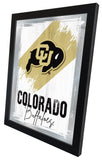 University of Colorado NCAA College Team Wall Logo Mirror