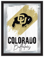 University of Colorado NCAA College Team Wall Logo Mirror