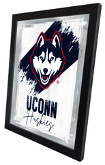 University of Connecticut NCAA College Team Wall Logo Mirror