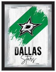 Dallas Stars Team Logo Mirror Logo Mirror | NHL Hockey Team Bar Mirror Wall Decor