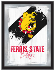 Ferris State University NCAA College Team Wall Logo Mirror