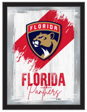 Florida Panthers NHL Hockey Team Logo Bar Mirror