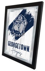 Georgetown University NCAA College Team Wall Logo Mirror