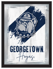 Georgetown University NCAA College Team Wall Logo Mirror