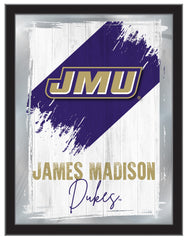 James Madison University NCAA College Team Wall Logo Mirror