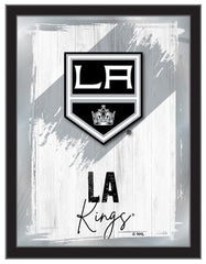 Los Angeles Kings Team Logo Mirror Logo Mirror | NHL Hockey Team Bar Mirror Wall Decor