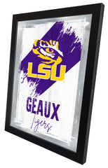 Louisiana State University NCAA College Team Wall Logo Mirror