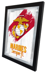 Traditional Red and Yellow Eagle United States Marine Corps Logo Mirror Design 8