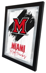 Miami University (OH) NCAA College Team Wall Logo Mirror