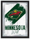 Minnesota Wild NHL Hockey Team Logo Bar Mirror