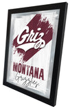 University of Montana NCAA College Team Wall Logo Mirror