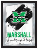 Marshall University NCAA College Team Wall Logo Mirror