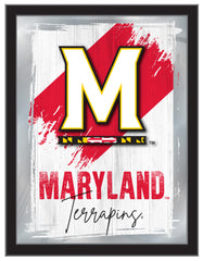 University of Maryland NCAA College Team Wall Logo Mirror