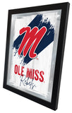 University of Mississippi NCAA College Team Wall Logo Mirror