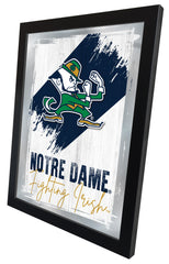 Notre Dame (Leprechaun) NCAA College Team Wall Logo Mirror