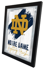 Notre Dame  (ND) NCAA College Team Wall Logo Mirror