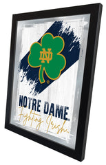Notre Dame  (Shamrock) NCAA College Team Wall Logo Mirror