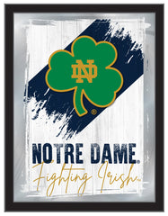 Notre Dame  (Shamrock) NCAA College Team Wall Logo Mirror