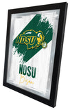 North Dakota State University College Team Wall Logo Mirror