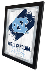 University of North Carolina NCAA College Team Wall Logo Mirror