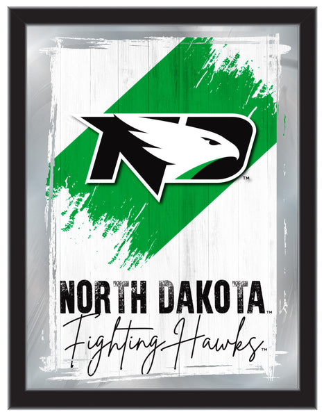 University of North Dakota NCAA College Team Wall Logo Mirror