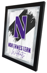 Northwestern University NCAA College Team Wall Logo Mirror