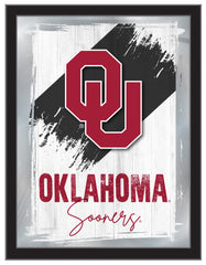 Oklahoma University NCAA College Team Wall Logo Mirror