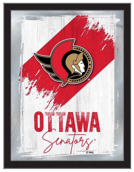 Ottawa Senators NHL Hockey Team Logo Bar Mirror