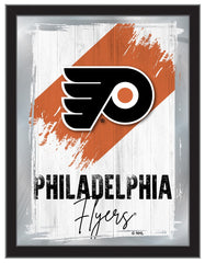 Philadelphia Flyers Team Logo Mirror Logo Mirror | NHL Hockey Team Bar Mirror Wall Decor