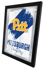 University of Pittsburgh NCAA College Team Wall Logo Mirror