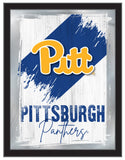 University of Pittsburgh NCAA College Team Wall Logo Mirror