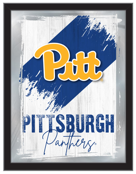 University of Pittsburgh NCAA College Team Wall Logo Mirror