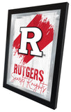 Rutgers NCAA College Team Wall Logo Mirror