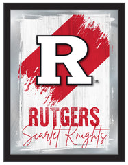 Rutgers NCAA College Team Wall Logo Mirror