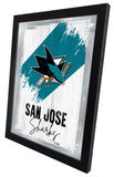 San Jose Sharks NHL Hockey Team Logo Bar Mirror