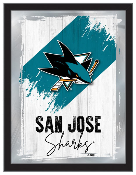 San Jose Sharks NHL Hockey Team Logo Bar Mirror