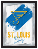 St Louis Blues NHL Hockey Team Logo Bar Mirror