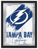 Tampa Bay Lightning NHL Hockey Team Logo Bar Mirror