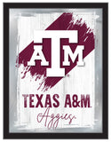 Texas A&M NCAA College Team Wall Logo Mirror