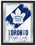 Toronto Maple Leafs NHL Hockey Team Logo Bar Mirror