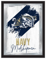 US Naval Academy NCAA College Team Wall Logo Mirror