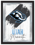 Utah Mammoth NHL Hockey Team Logo Bar Mirror