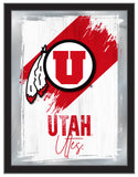 University of Utah NCAA College Team Wall Logo Mirror