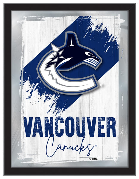 Vancouver Canucks NHL Hockey Team Logo Bar Mirror