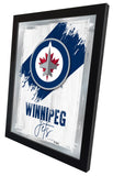Winnipeg Jets NHL Hockey Team Logo Bar Mirror